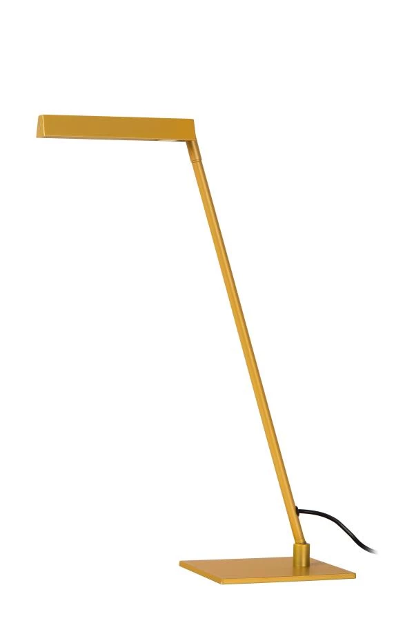 Lucide LAVALE - Lampe de table - LED Dim. - 1x3W 2700K - Jaune Ocre - éteint